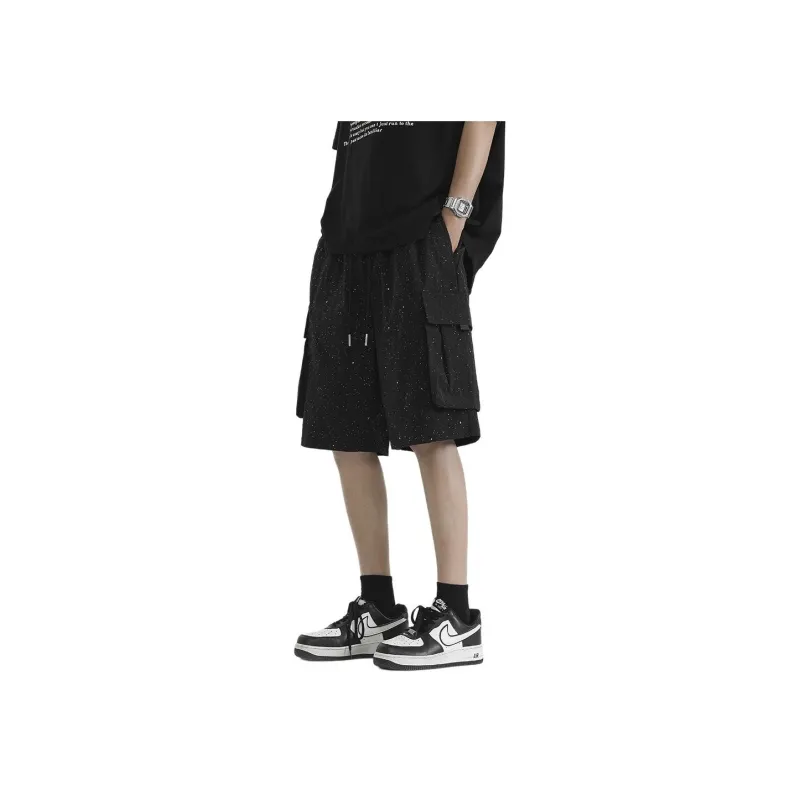 FAIRWHALE Casual Shorts Unisex Black-0