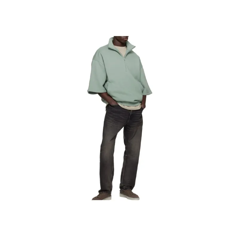 Fear Of God Essentials Drop shoulder Half zip Shirt-2