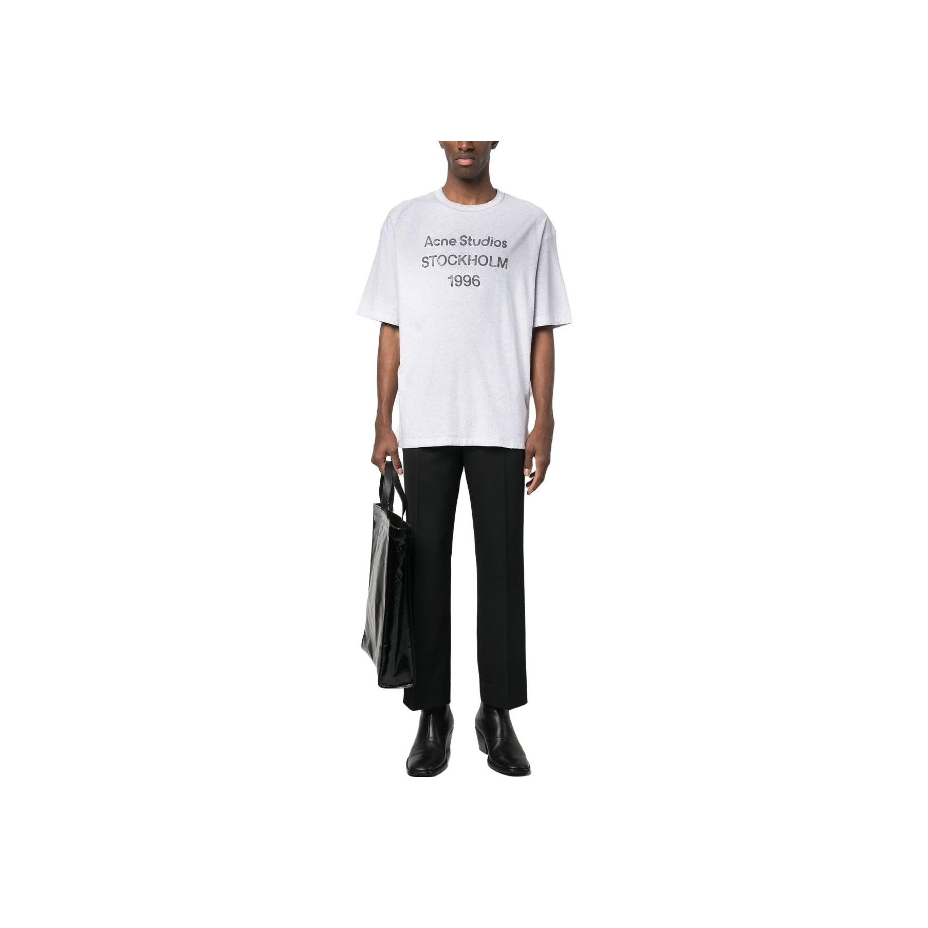 Acne Studios Logo Printed Crewneck T-Shirt L - POIZON