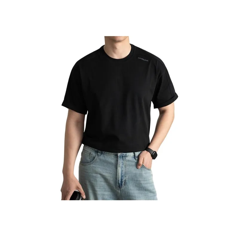 Spanu T Shirts Men Black-0