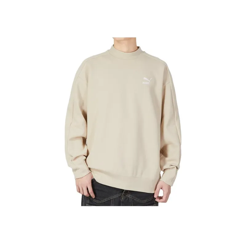 PUMA Sweatshirts Men Khaki-2