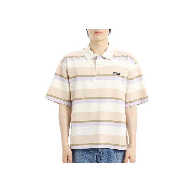 Maison Kitsuné Striped Polo Shirt-0