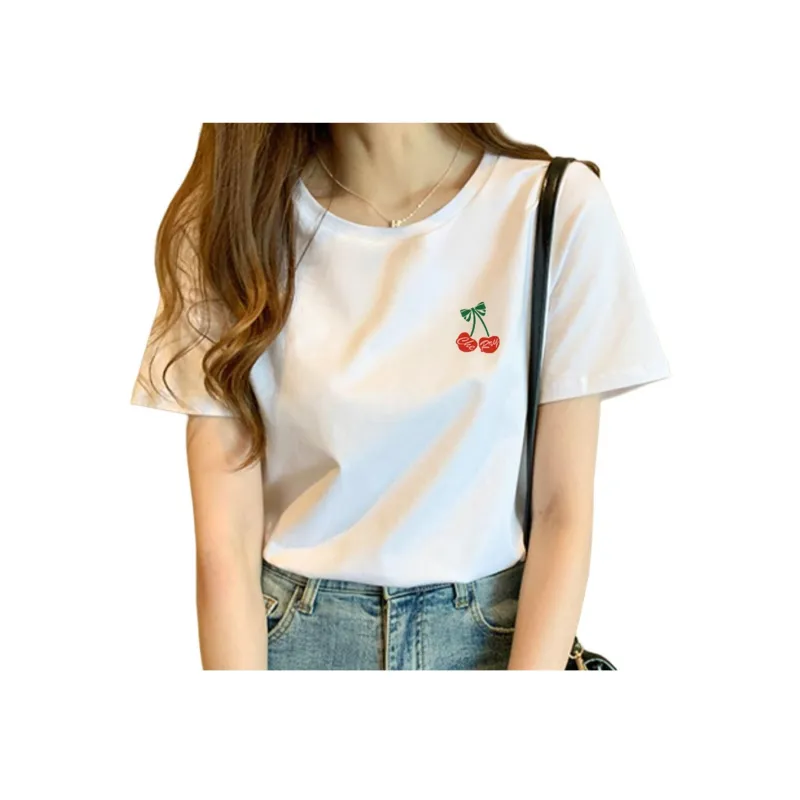 Weixi T Shirts Women's White-1