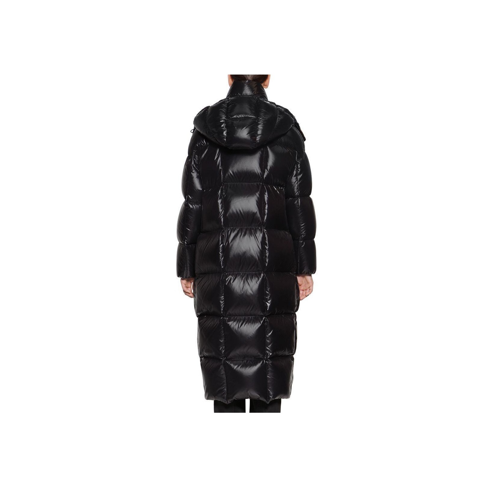 モンクレール ダウンジャケットPARNAIBA GIUBBOTTO Black Parnaiba Hooded Long Down Jacket - Long Jackets