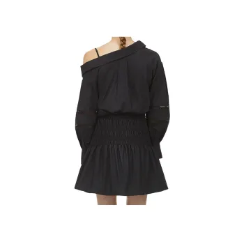Self portrait Long Sleeved Dresses Women's Classic Black