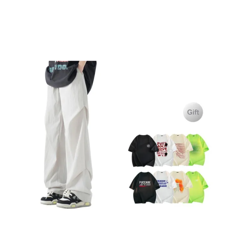 NEAR HERE Casual Pants Unisex-10