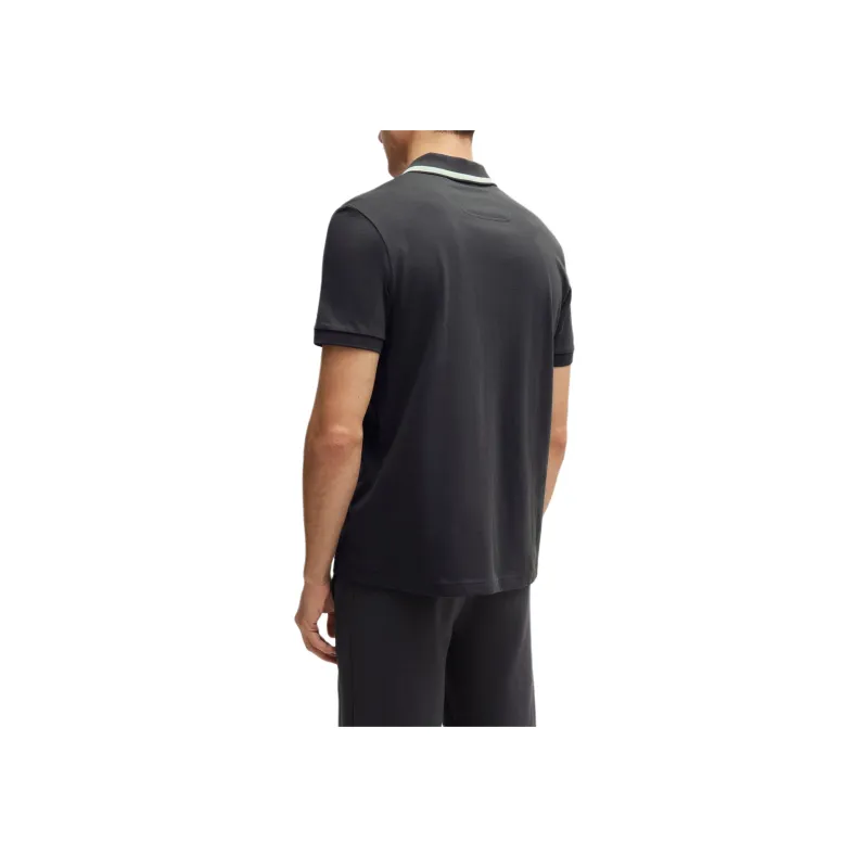 Boss Logo appliqué Cotton Polo Shirt-1