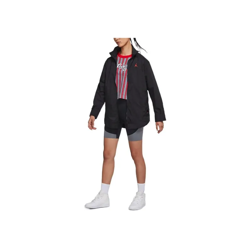 JORDAN Nina Chanel Abney Jacket Black/University Red-2