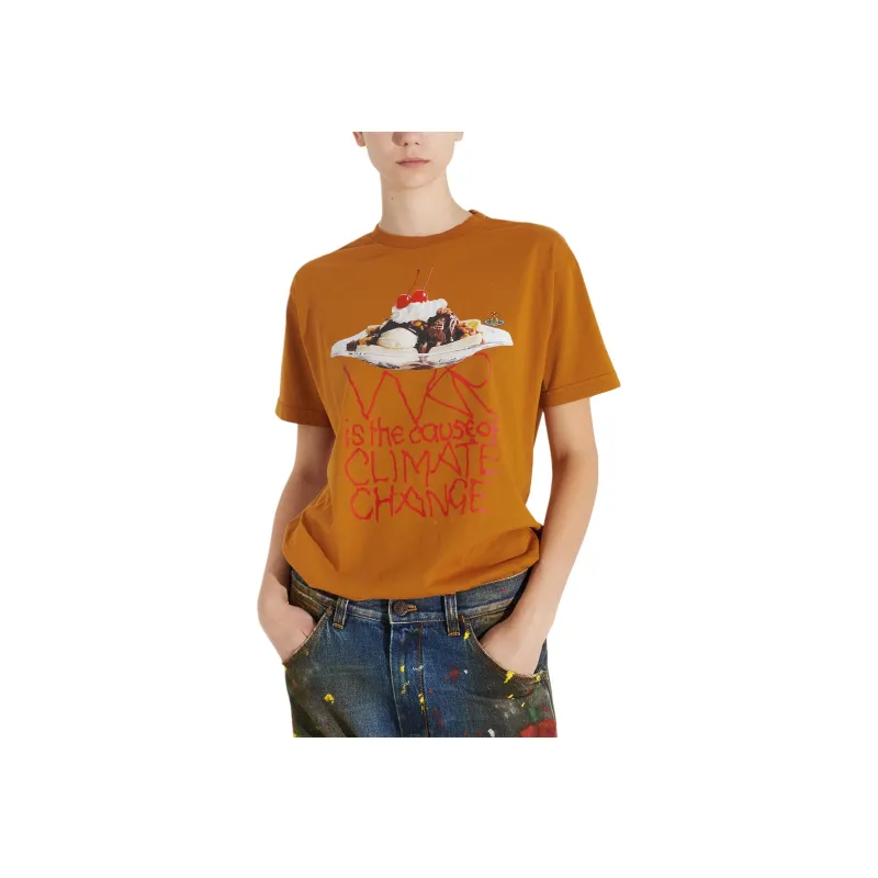 Vivienne Westwood Orb print T shirt-3