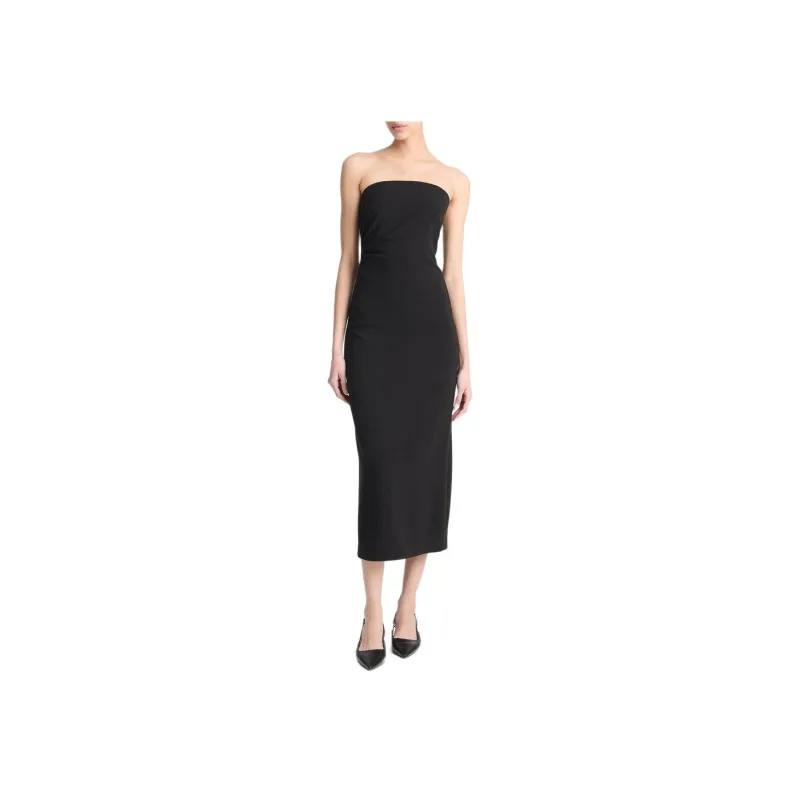VINCE Sleeveless Dress Women's Black-0