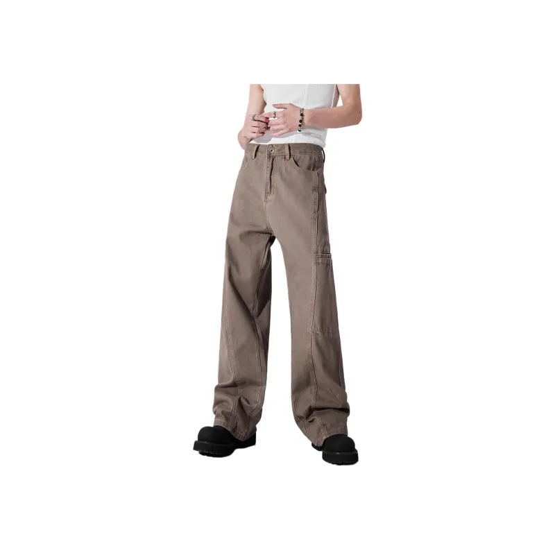 ALL IN Cargo Pants Men Khaki-0
