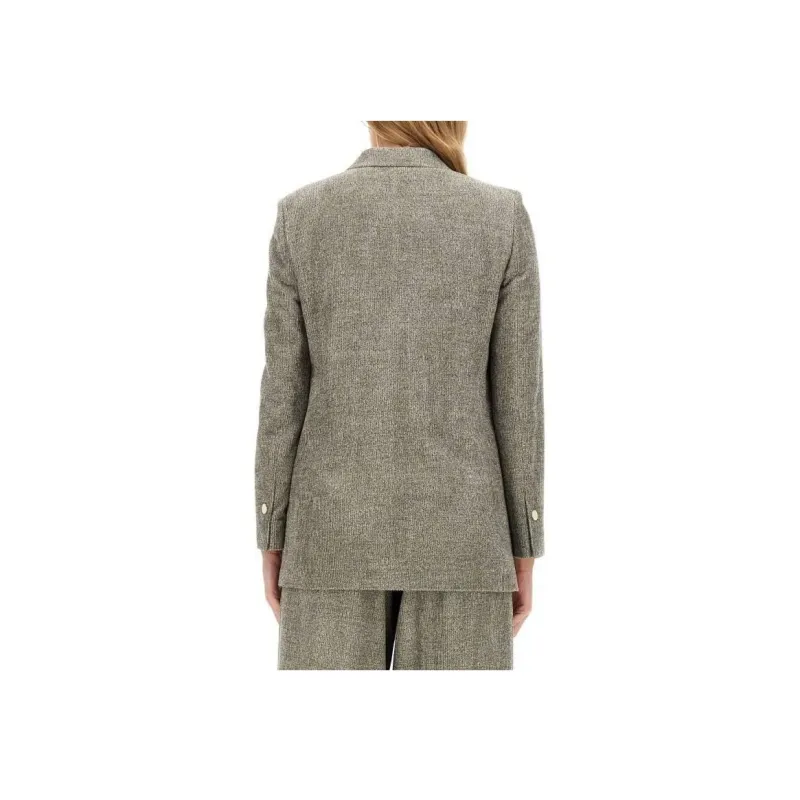 Alysi Double Breasted Long Sleeved Blazer-1