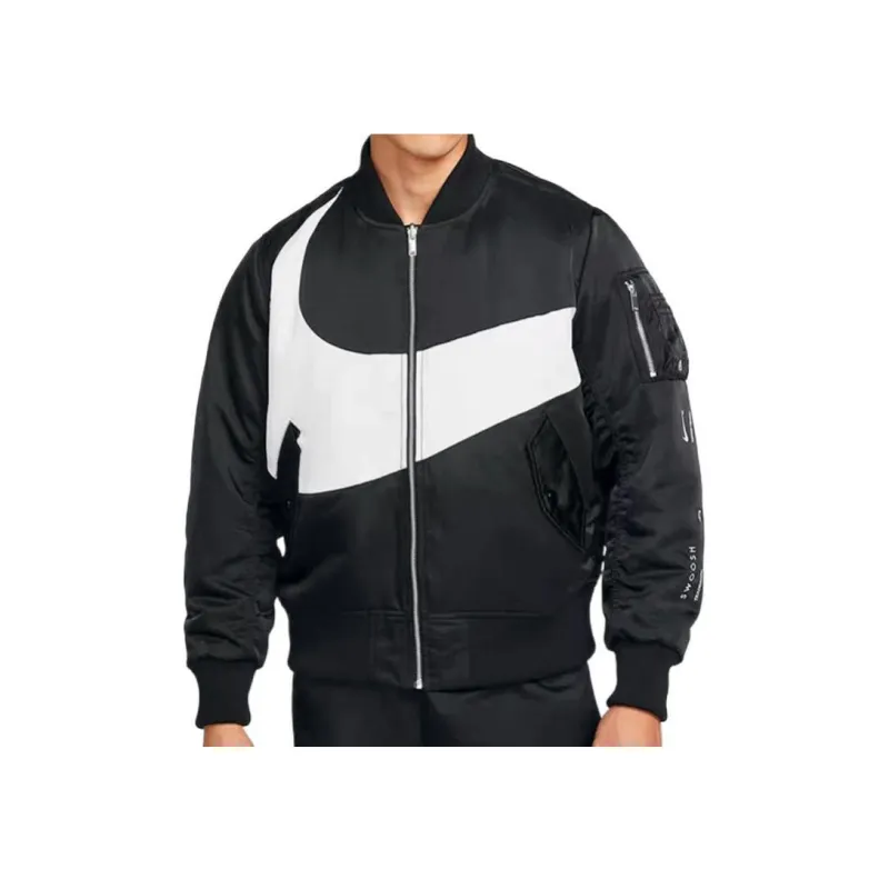 Nike Therma-FIT Synthetic Phil Reversible Bomber Jacket Black-4