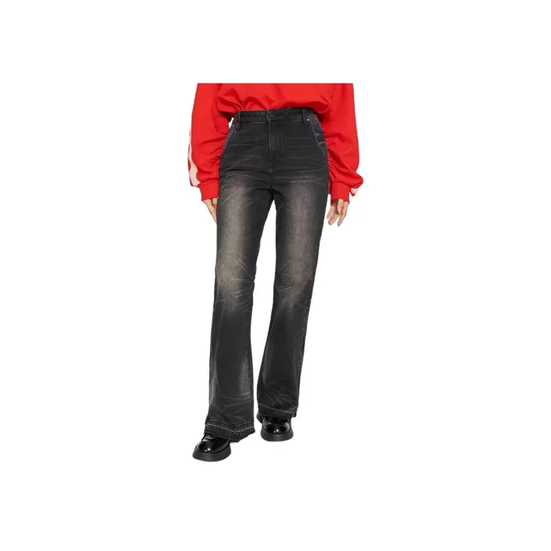 Lee x IndiGO X ANGEL CHEN Jeans Women's Black Gray-0