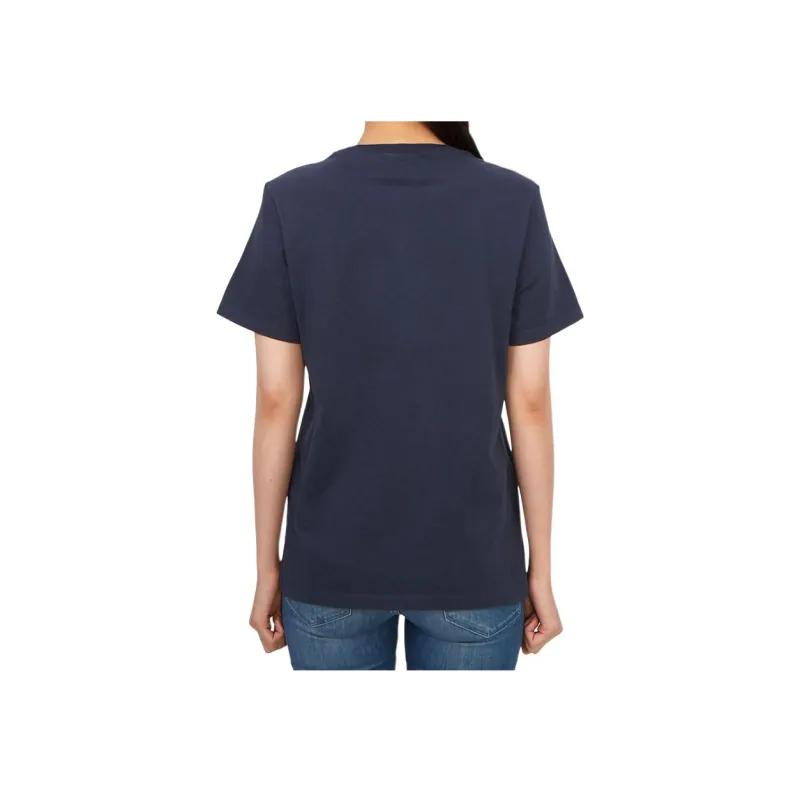 Maison Kitsune Fox Head Patch Crewneck T Shirt-4