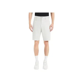 LESS IS MORE Denim Shorts Men's Light Gray