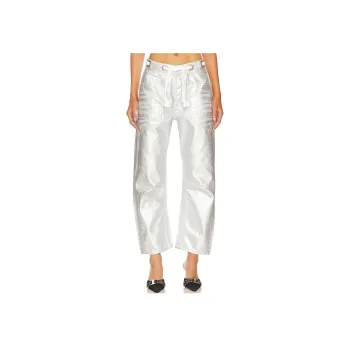 FREE PEOPLE Casual Pants Women's Silver