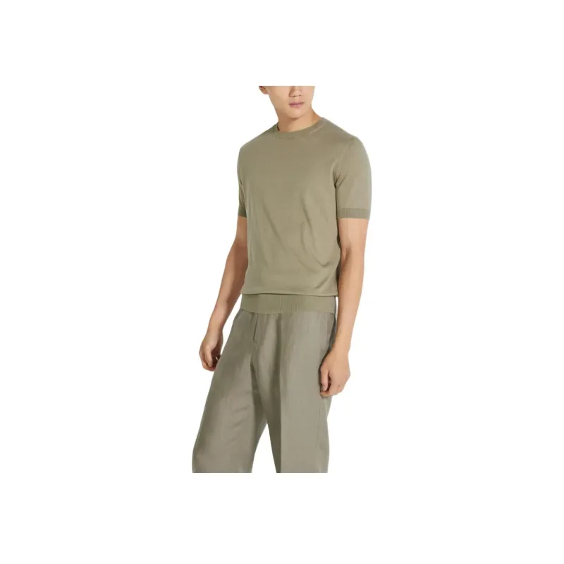 Ermenegildo Zegna Crewneck Fine-Knit T-Shirt-2