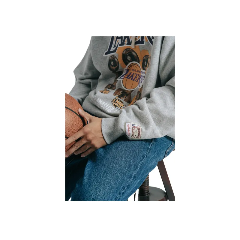 Mitchell & Ness Sweatshirt Unisex Gray-2