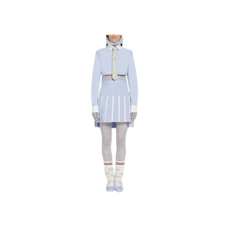 THOM BROWNE Pleated Skirt-1