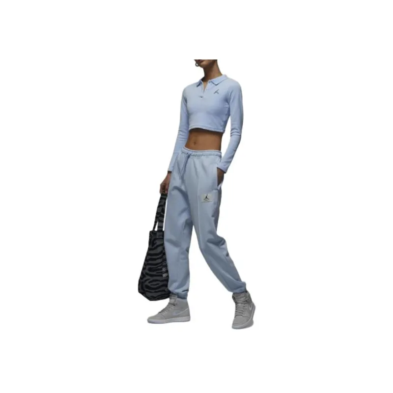 Jordan Crop Tops Women's Ice Blue-2