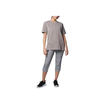 Under Armour Drop Shoulder Sleeve T Shirt Women's Tin Alloy