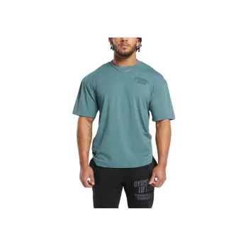GYMSHARK Lifting T Shirt Men's Denim Blue