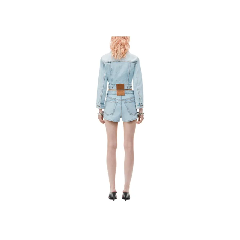 Alexander Wang Mid rise Denim Skort-2