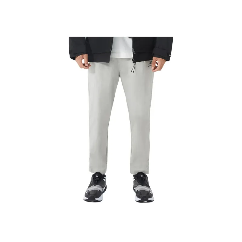 New Balance Knitted Sweatpants Men Light Gray-2