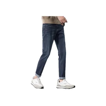 Red bean Jeans Men B5 Navy Blue