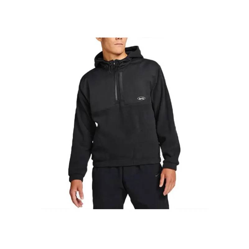 Nike Velvet Jackets Men Black-2