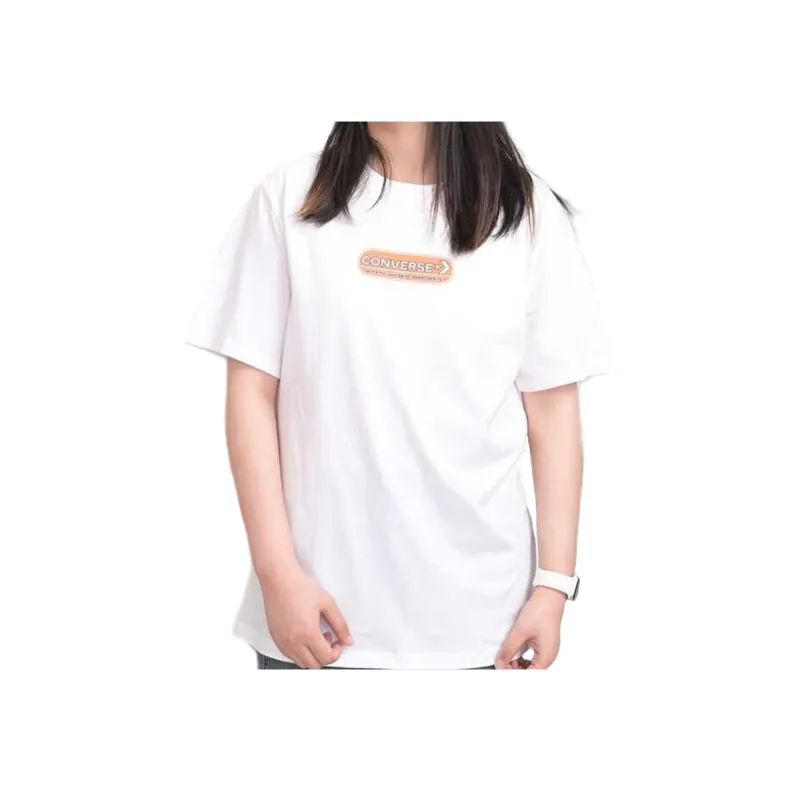 Converse T Shirts Women's White-2