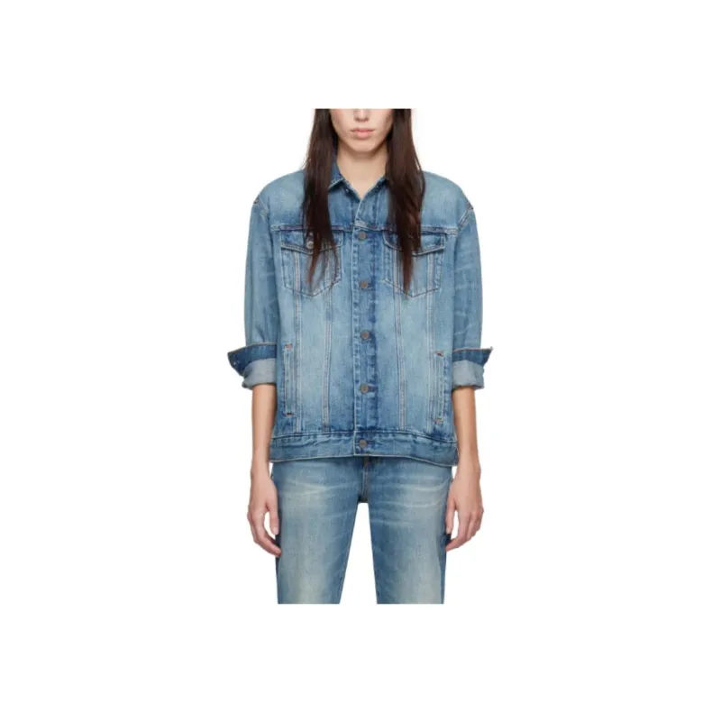 CALVIN KLEIN Denim Jacket Women's Blue-0