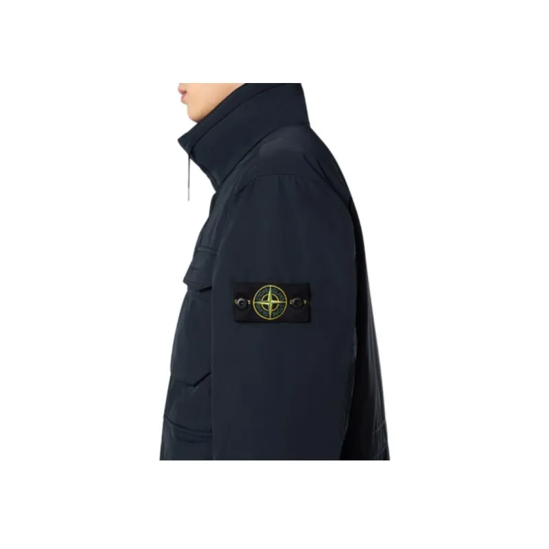 STONE ISLAND Compass Badge Funnel Neck Puffer Jacket-3