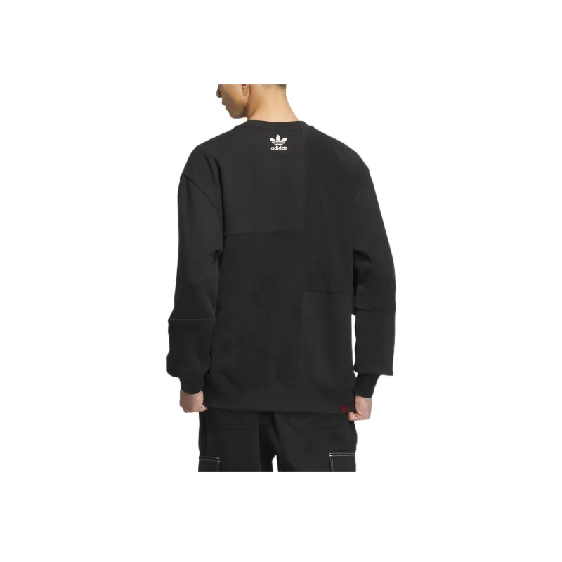 Adidas Originals MIFFY CREW Collaboration Collection Sweatshirt Men's Black-3