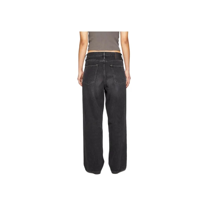 Acne Studios 2022F Relaxed Fit Jeans 'Black'-2