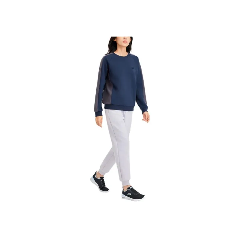 Skechers Basic Sports Series Sweatshirt Women's Navy Blue-3