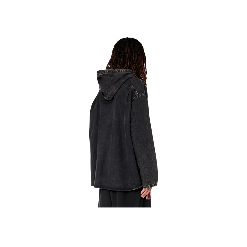 DIESEL D Dewny Hooded Denim Jacket-3