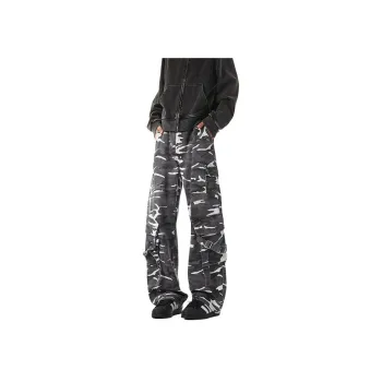 33TH Casual Pants Unisex Camouflage