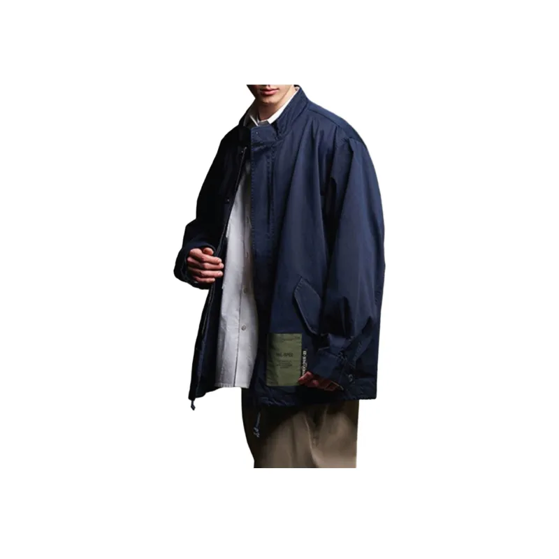 Izzue Logo patch Layered Cotton Jacket-2