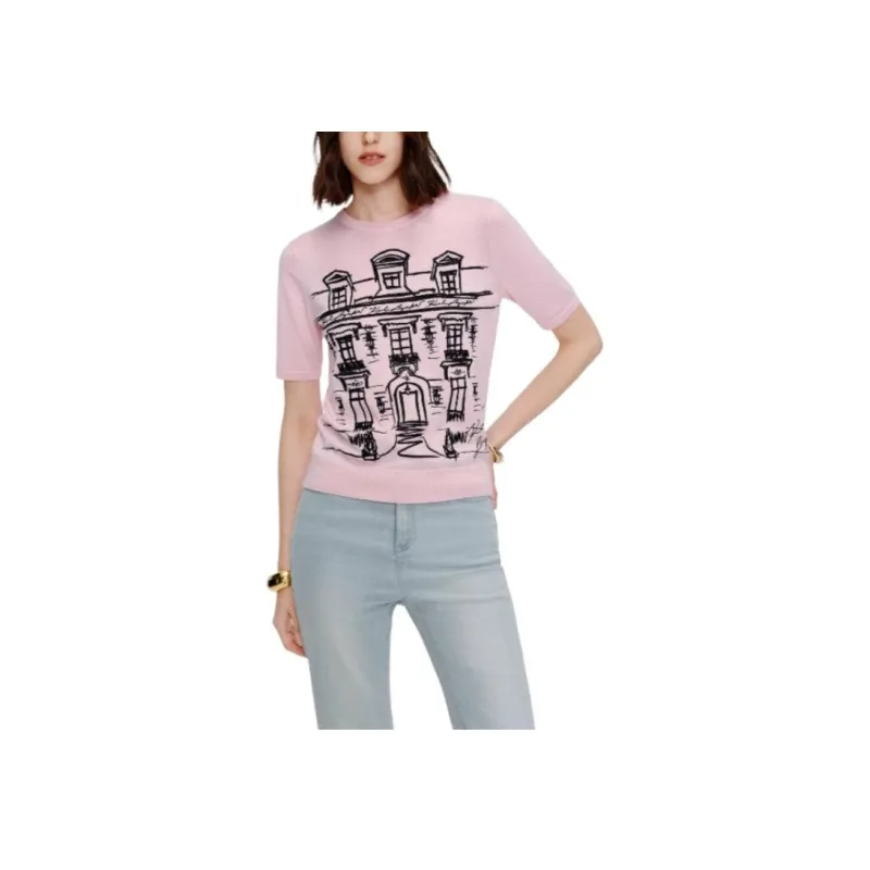 KARL LAGERFELD SS25 Sweater Women's Pink-2