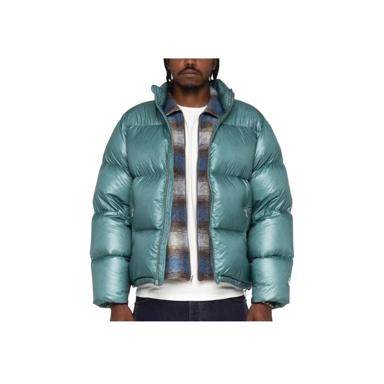 ★関税込★STUSSY★DOWN PUFFER PARACHUTE RIPSTOP★COYOTE Stussy Down Puffer Parachute Ripstop - POIZON