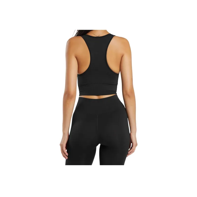 GYMSHARK Everyday Seamless Crop Tank Sport Vests Women's Black-1