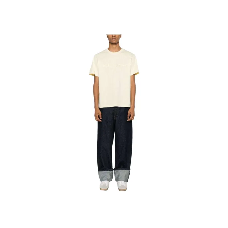 Wales Bonner Logo patch Cotton T shirt-1