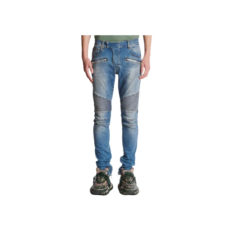 BALMAIN Slim Fit Biker Jeans-1