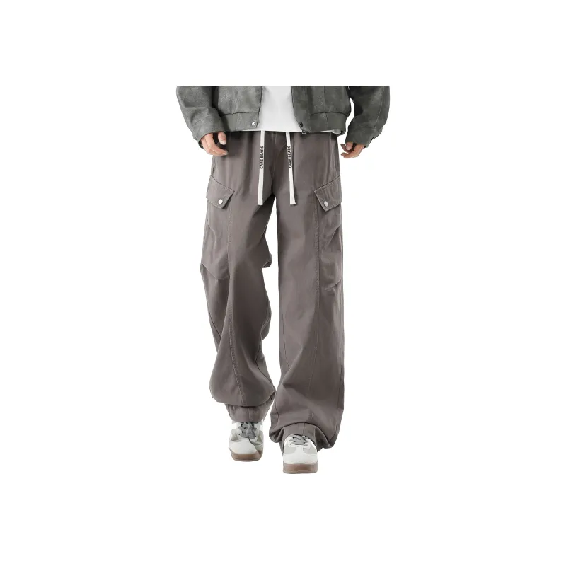 CAREBEARS Casual Pants Unisex Army Green-8