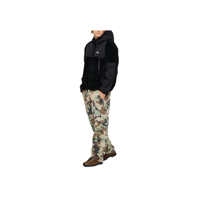 Stüssy Shearling Panelled Jacket-7