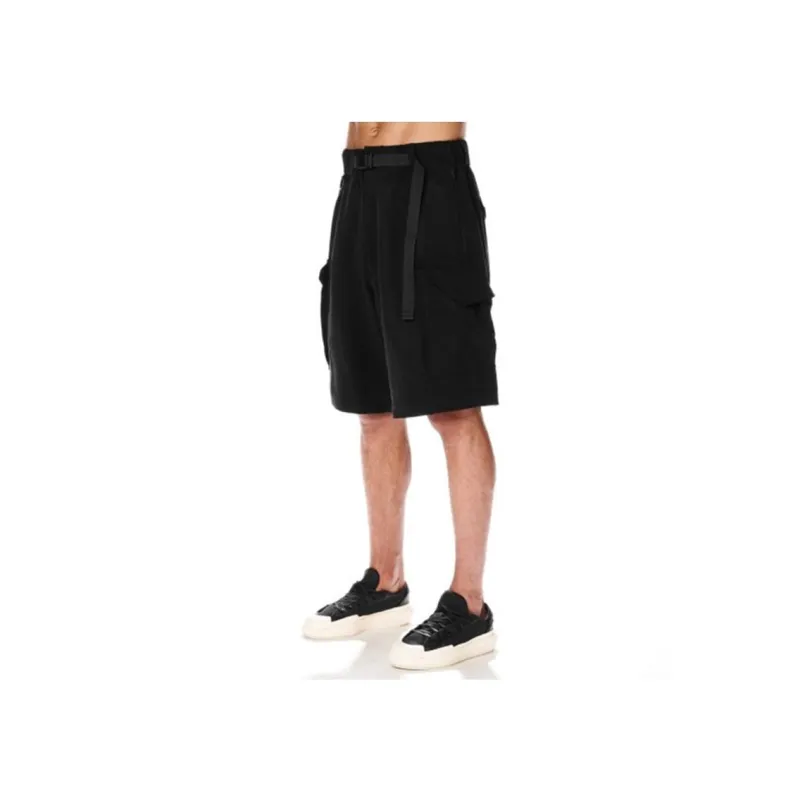Y 3 Belted Bermuda Cargo Shorts-4