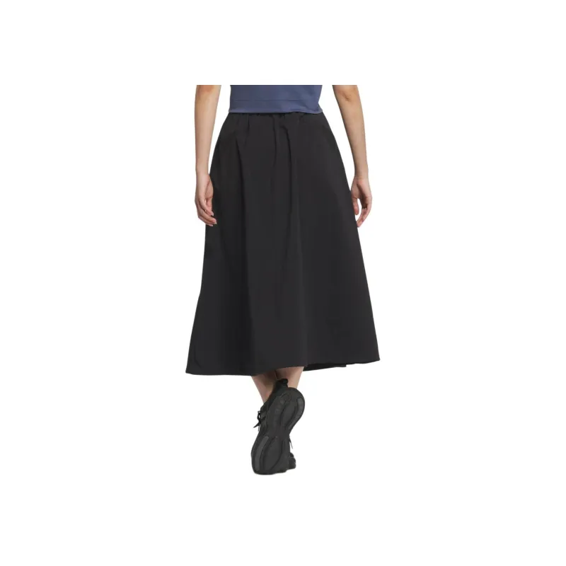 Adidas VOLUME SKIRT Casual Long Skirt Women's Black/Dark Gray-1