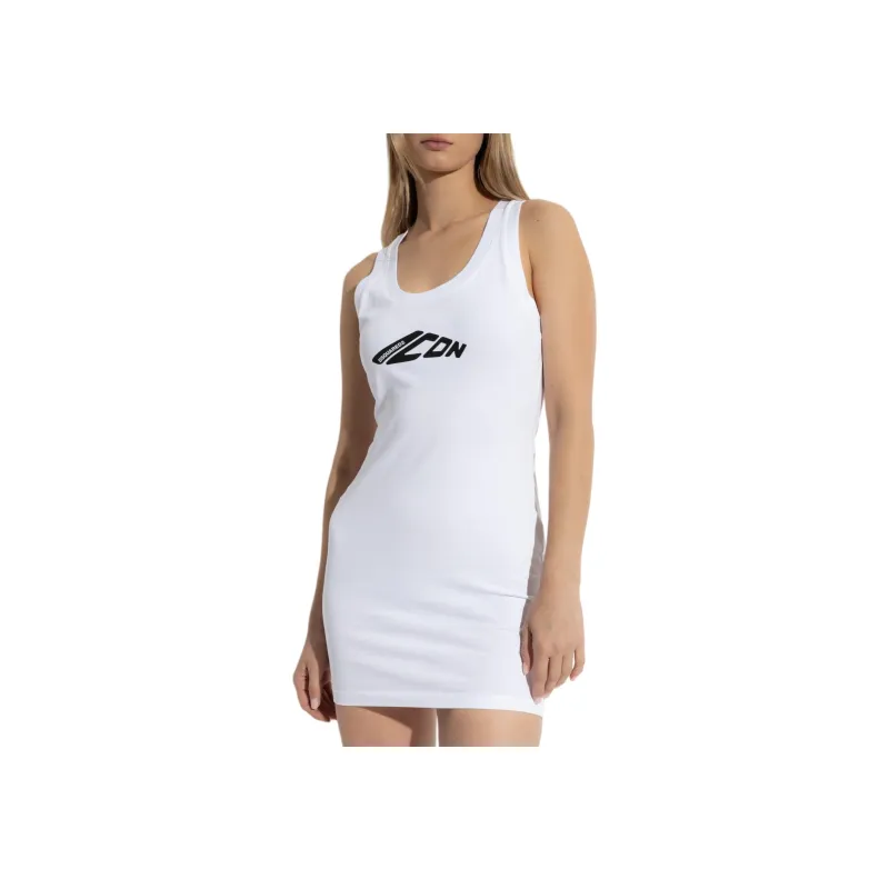 DSQUARED 2 Icon Printed Sleeveless Mini Dress-1